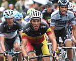 Andy Schleck pendant la huitime tape du Tour de France 2011